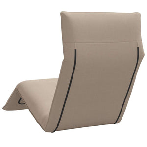 Klappbare Sonnenliege Taupe Oxford-Gewebe