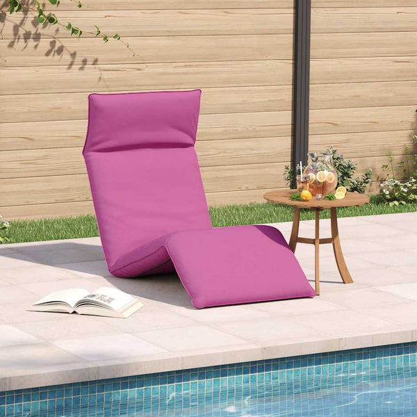 Klappbare Sonnenliege Rosa Oxford-Gewebe