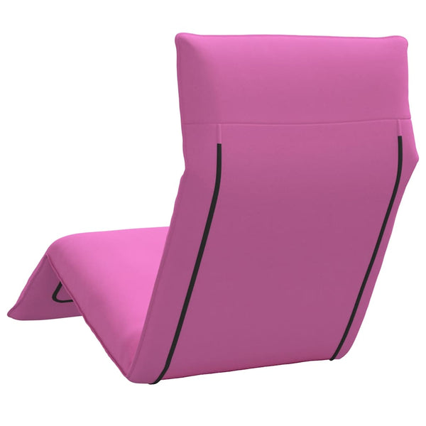Klappbare Sonnenliege Rosa Oxford-Gewebe