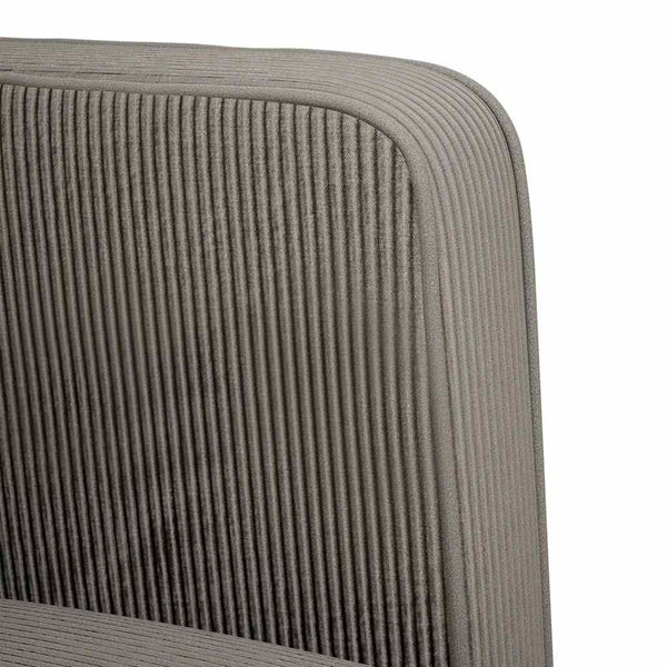 Sessel Hellgrau Cordstoff Armlehnen