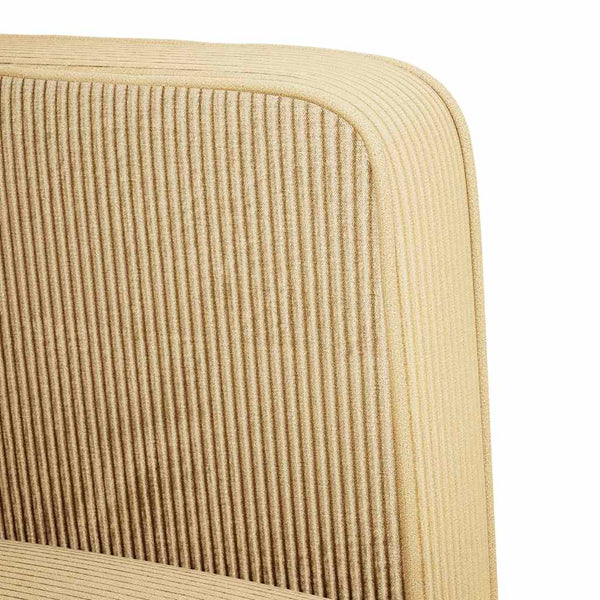 Graugrüner Cord Sessel mit Armlehnen 54 cm