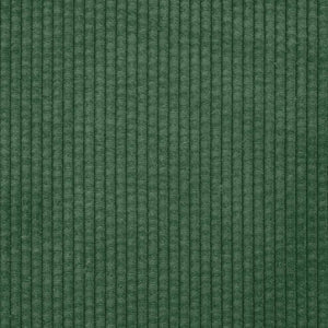 Dunkelgrüner Cord Sessel mit Armlehnen