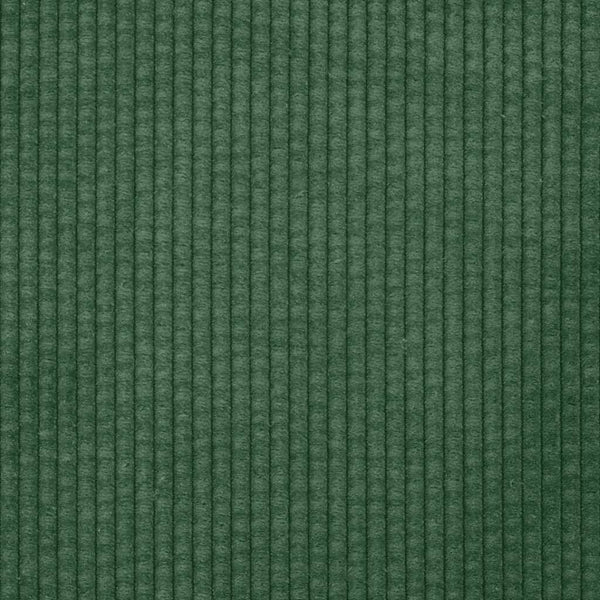 Dunkelgrüner Cord Sessel mit Armlehnen