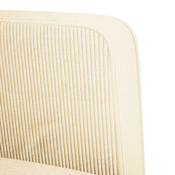Creme Cord Zweisitzer Sofa 109 cm