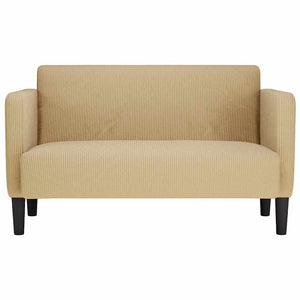 Graugrünes Cord Zweisitzer Sofa 109 cm
