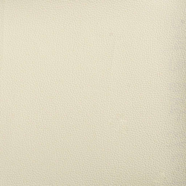 Creme Zweisitzer Sofa Kunstleder 110 cm