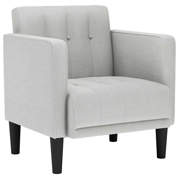 Sessel Wolkengrau Stoff 53 cm
