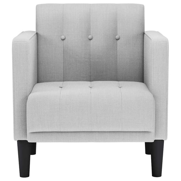 Sessel Wolkengrau Stoff 53 cm