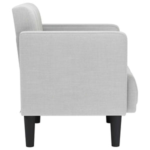 Sessel Wolkengrau Stoff 53 cm