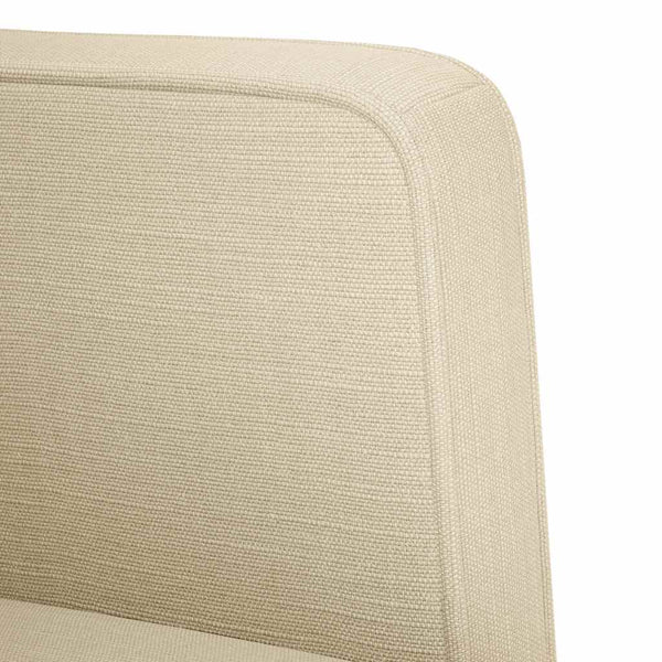 Creme Zweisitzer Sofa, 111 cm