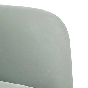 vidaXL Canapé deux places gris clair 109 cm Velours