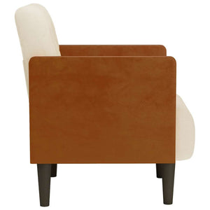 Leinen Sessel mit Armlehnen, 55 cm