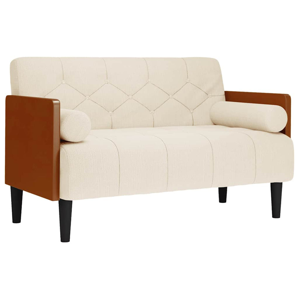 Leinen Zweisitzer Sofa 110cm