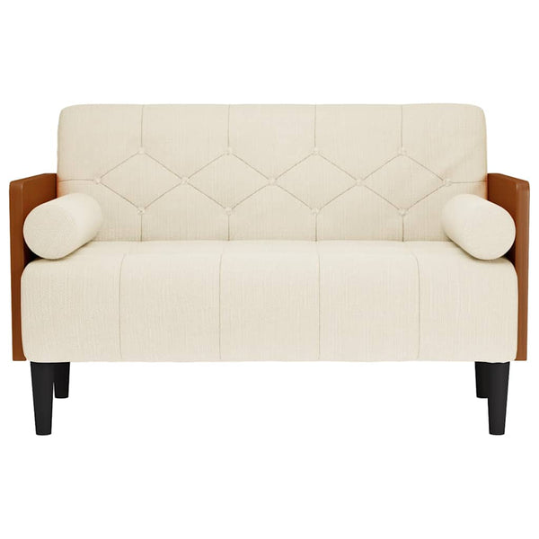 Leinen Zweisitzer Sofa 110cm