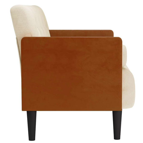Leinen Zweisitzer Sofa 110cm