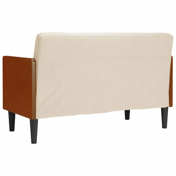 Leinen Zweisitzer Sofa 110cm