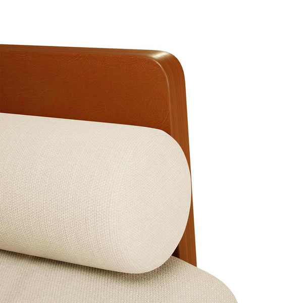 Leinen Zweisitzer Sofa 110cm