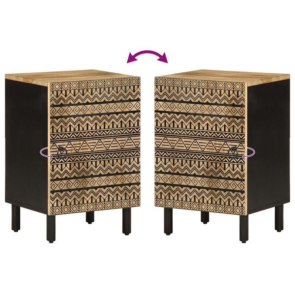 Mango Badschrank Massivholz 38x33,5x58 cm