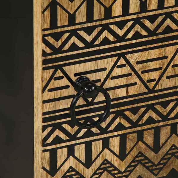 Mango Badschrank Massivholz 38x33,5x58 cm