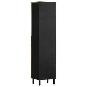 Mango Badschrank Massivholz 38x33,5x160 cm