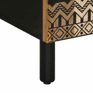 Mango Badschrank Massivholz 38x33,5x160 cm