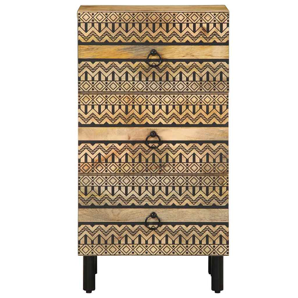Sideboard aus rauem Mangoholz, 40 cm