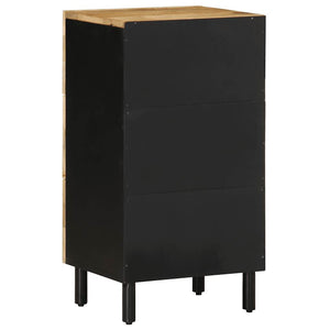 Sideboard aus rauem Mangoholz, 40 cm