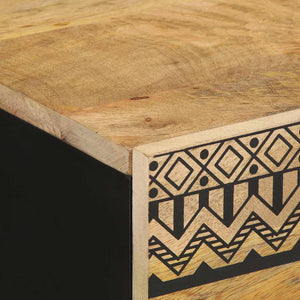 Sideboard aus rauem Mangoholz, 40 cm