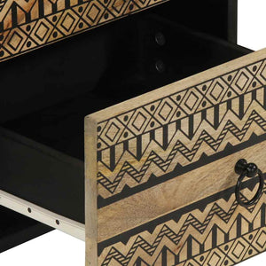Sideboard aus rauem Mangoholz, 40 cm