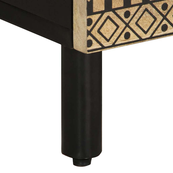 Sideboard aus rauem Mangoholz, 40 cm