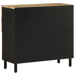 Sideboard aus rauem Mangoholz, 80 cm
