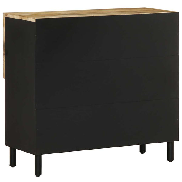 Sideboard aus rauem Mangoholz, 80 cm