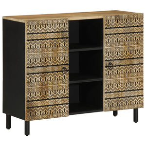 Sideboard aus rauem Mangoholz, 90 cm