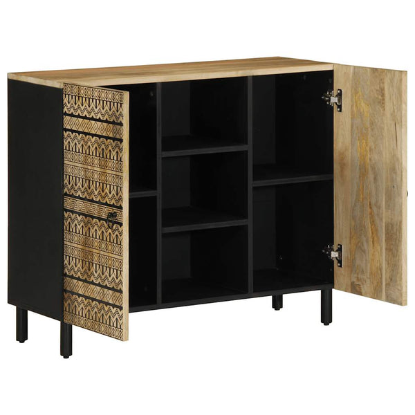 Sideboard aus rauem Mangoholz, 90 cm