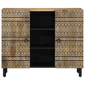 Sideboard aus rauem Mangoholz, 90 cm