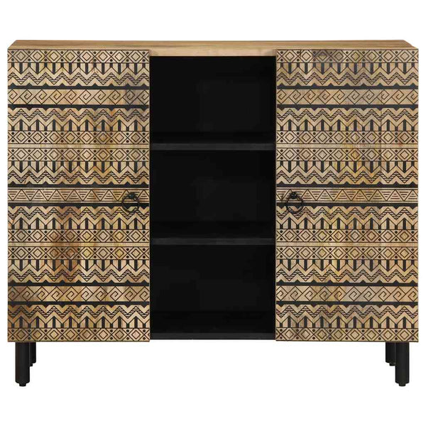 Sideboard aus rauem Mangoholz, 90 cm