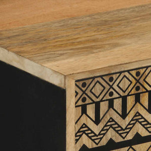 Sideboard aus rauem Mangoholz, 90 cm