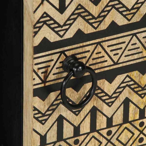 Sideboard aus rauem Mangoholz, 90 cm