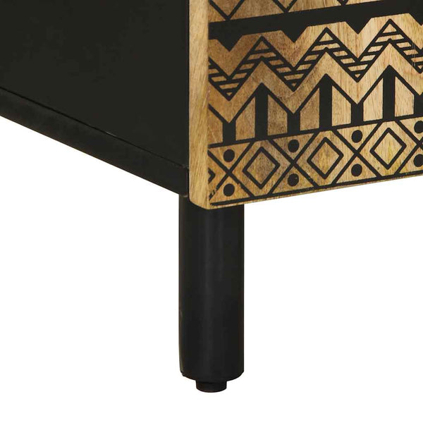 Sideboard aus rauem Mangoholz, 90 cm