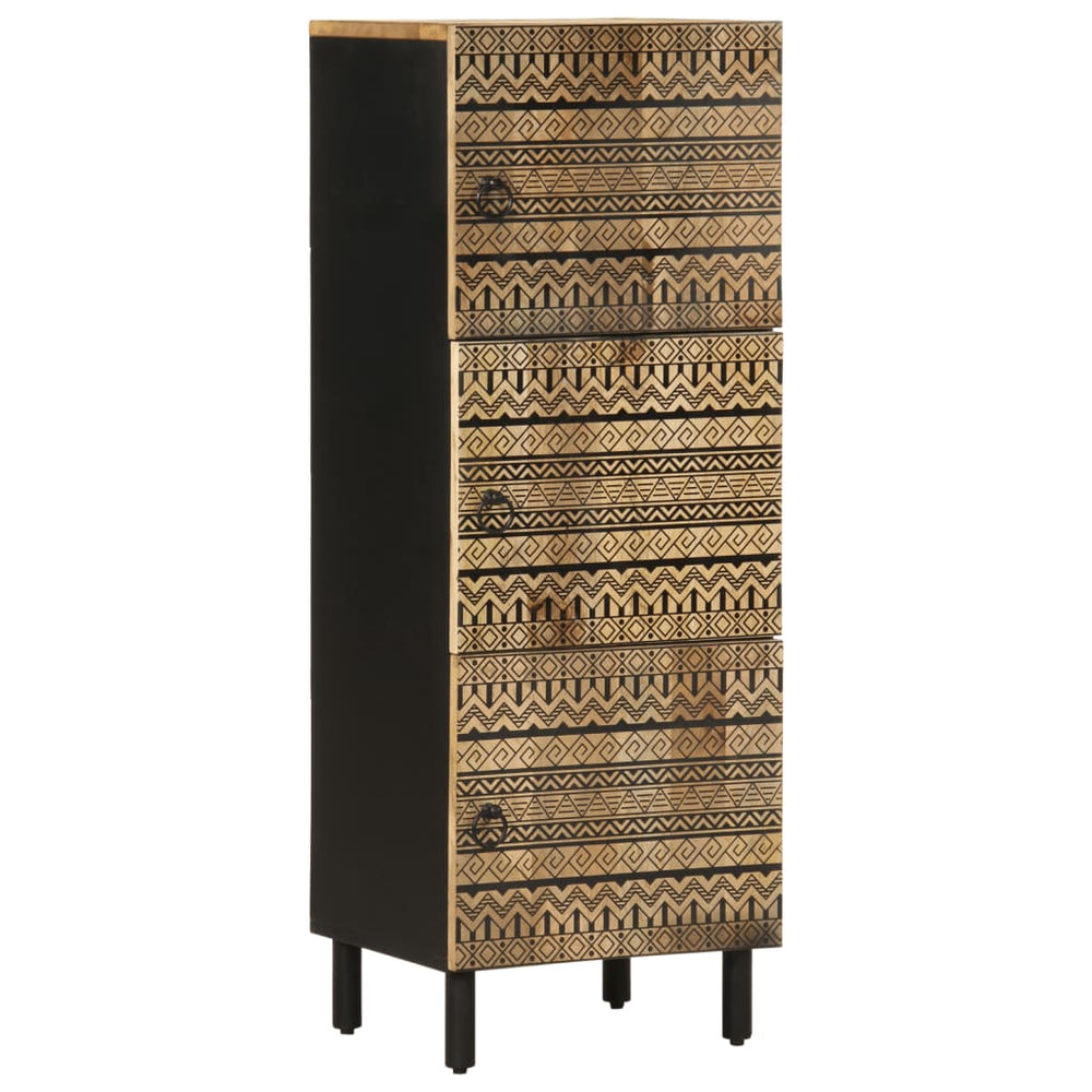 Highboard aus Mangoholz, 110 cm