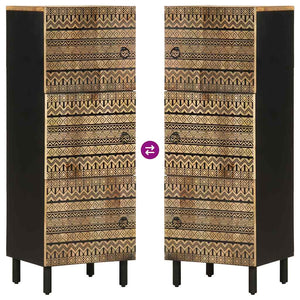 Highboard aus Mangoholz, 110 cm