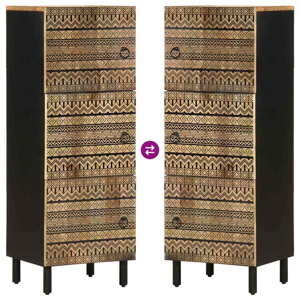 Highboard aus Mangoholz, 110 cm