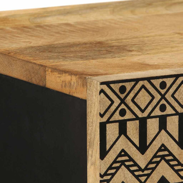 Highboard aus Mangoholz, 110 cm