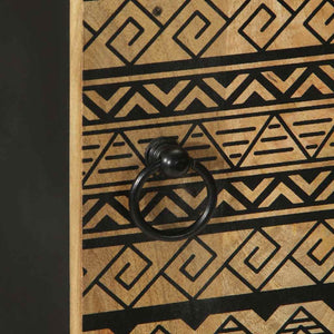Highboard aus Mangoholz, 110 cm