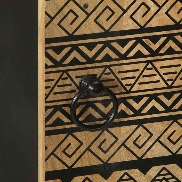 Highboard aus Mangoholz, 110 cm