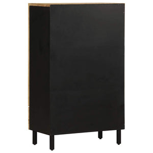 Highboard aus rauem Mangoholz, 60 cm