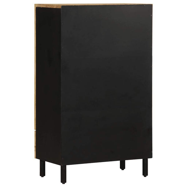 Highboard aus rauem Mangoholz, 60 cm