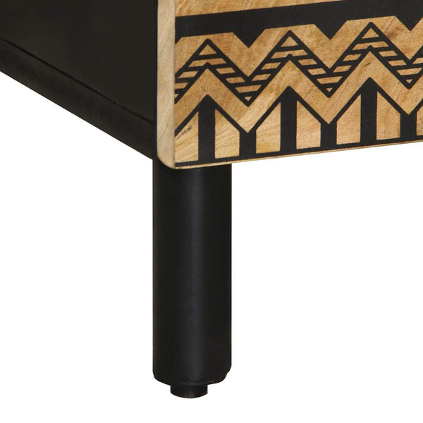 Highboard aus rauem Mangoholz, 60 cm