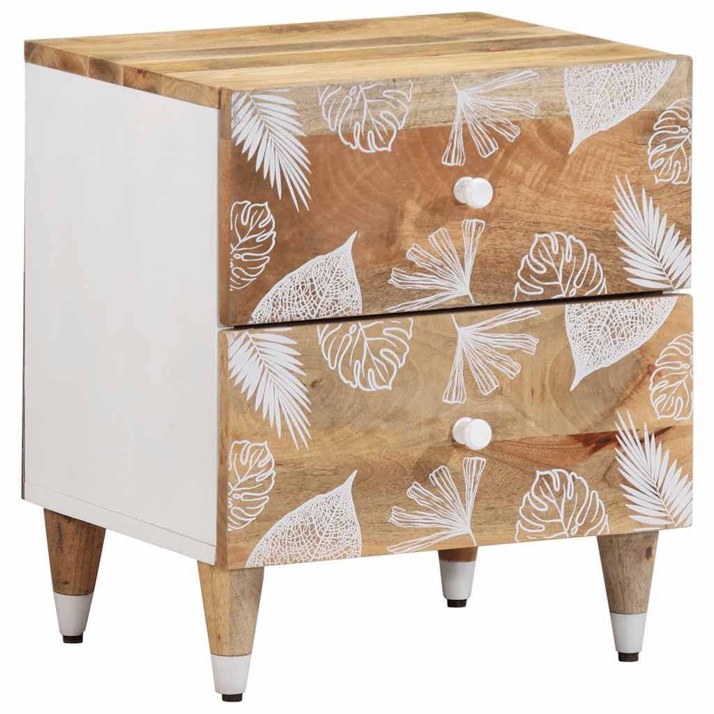 Nachttisch Mango Massivholz 40x33,5x46 cm