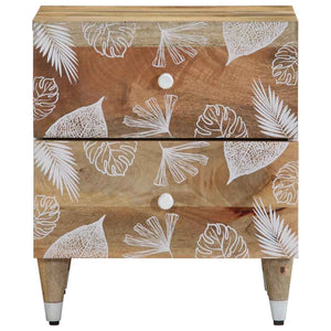 Nachttisch Mango Massivholz 40x33,5x46 cm